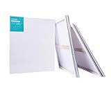 EXERZ 50x60cm Lienzos Preestirados 4 piezas/Lienzos Enmarcados 1,7 cm de Espesor / 280GSM /...